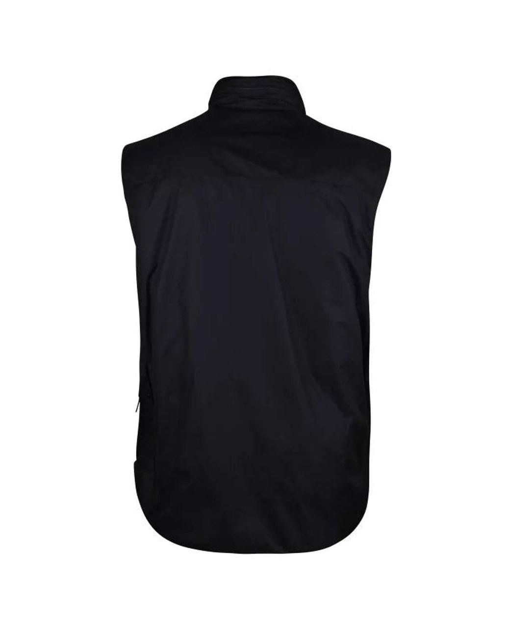 C P Company Black Sleeveless Down Jacket
