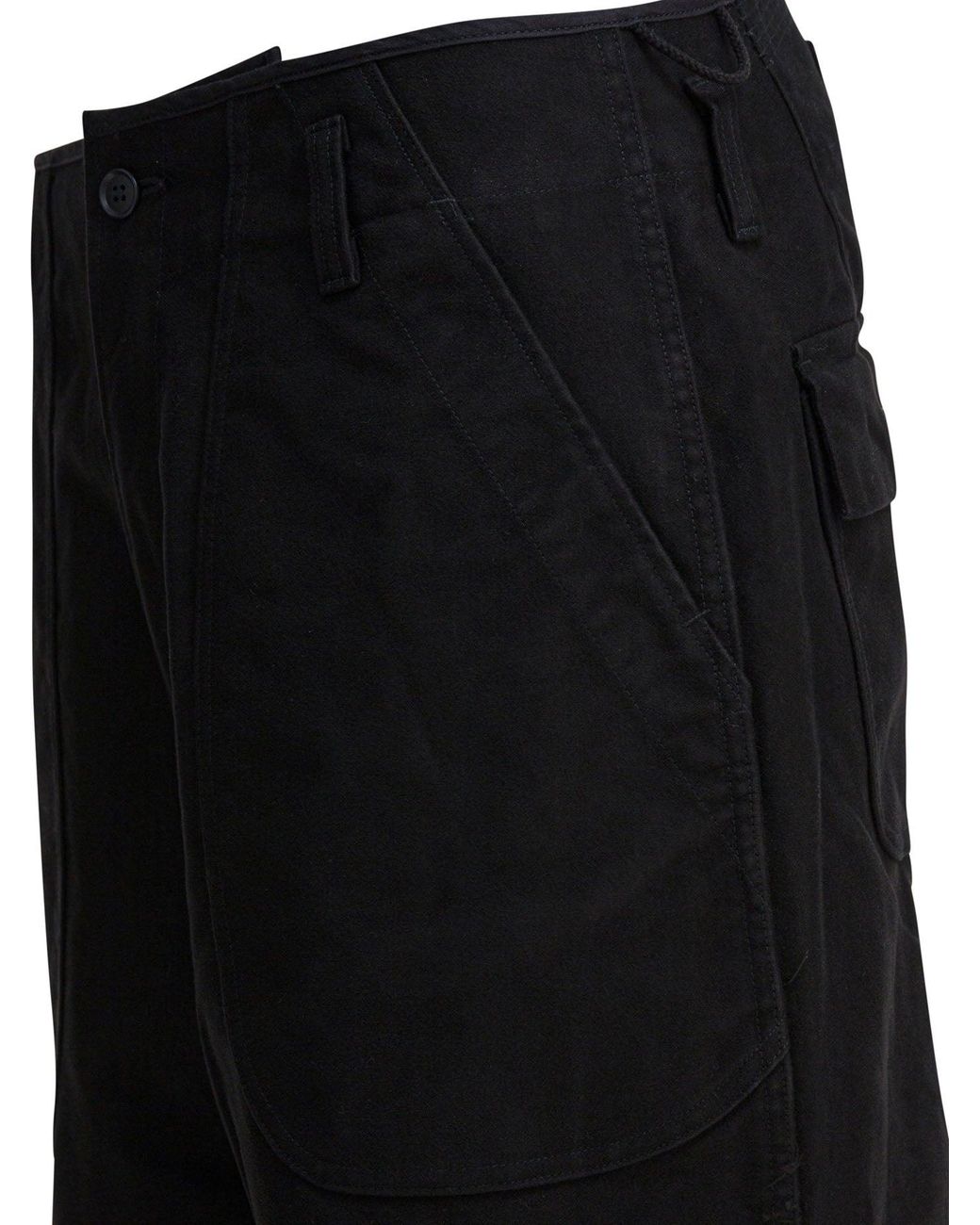 Needles Black "Over" Pants for men