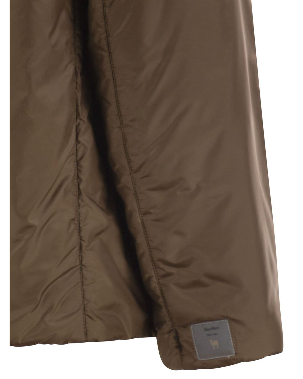 Max Mara Brown Greenh Drip Proof Canvas Travel Jacket