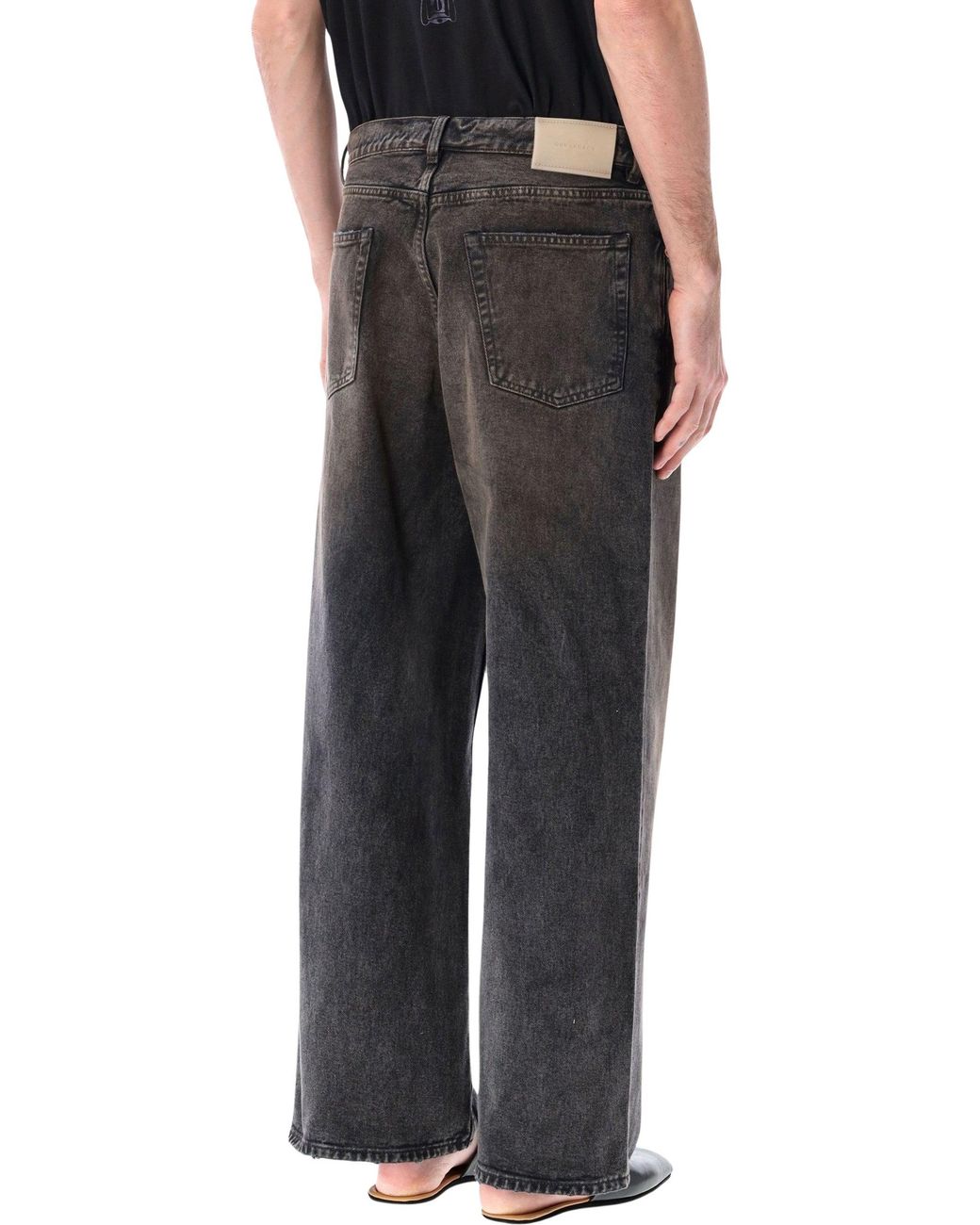 Our Legacy Black Vast Cut Wide-Leg Jeans