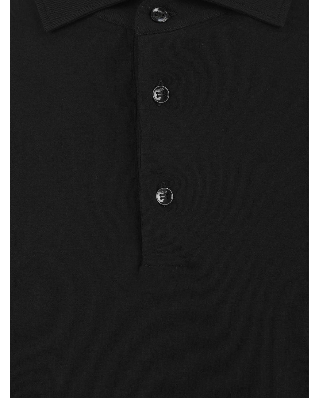 Malo Black T Shirts And Polos for men