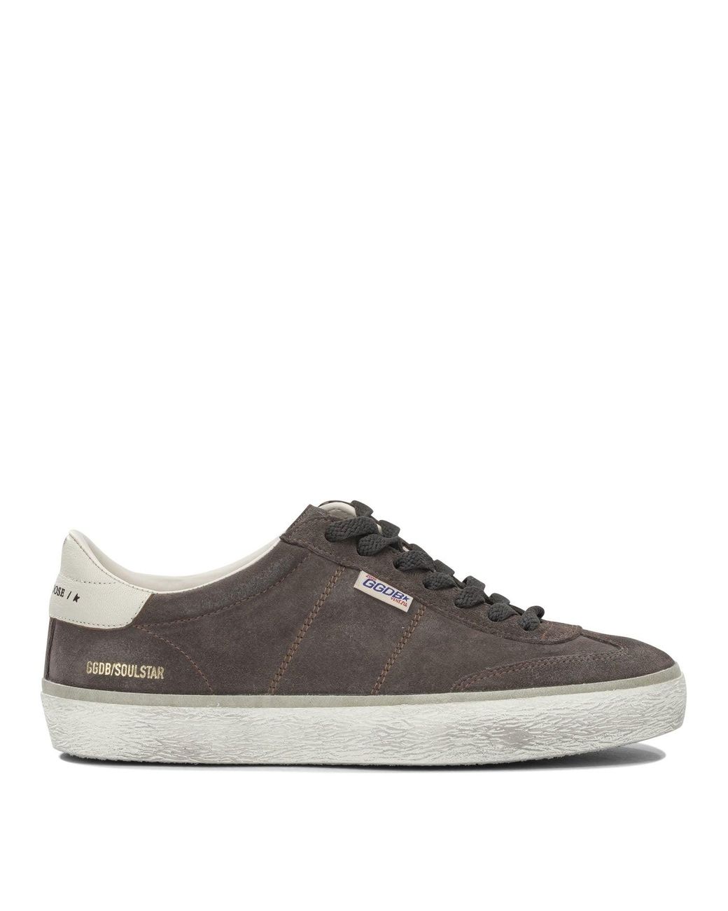 Golden Goose Deluxe Brand Brown "Soul Star" Low-Top Sneakers