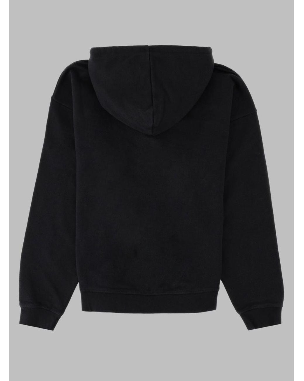 DSquared² Black Relaxed Fit Logo Print Sweatshirt Cotton Sweatshirts for men