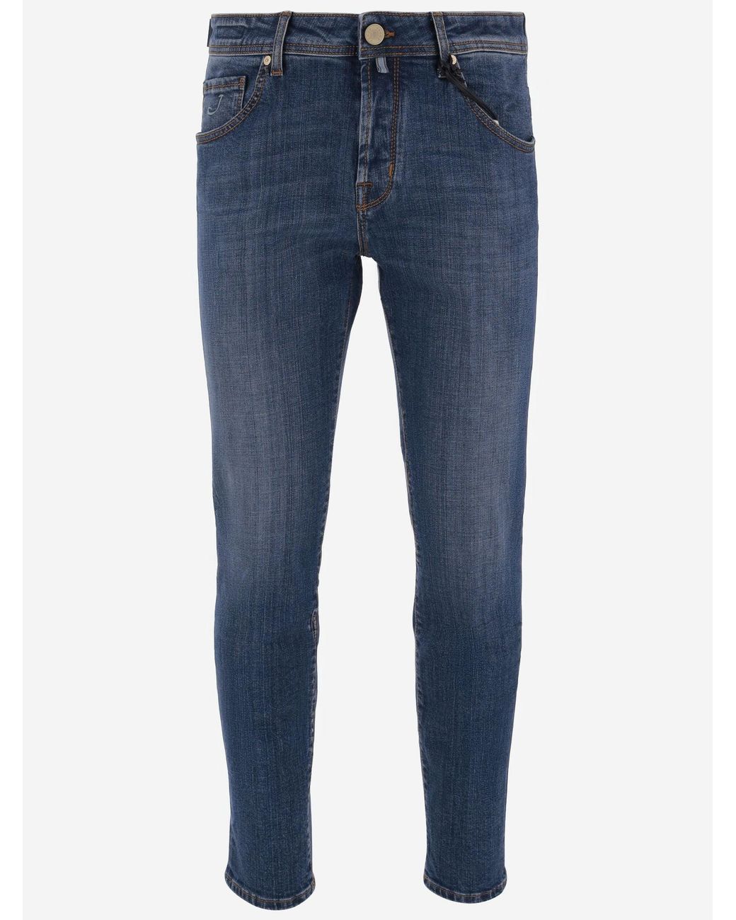 Jacob Cohen Blue Stretch Cotton Jeans