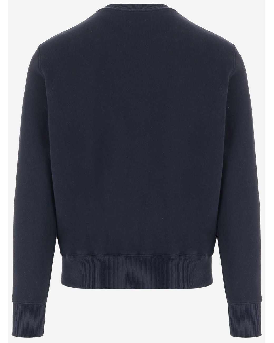 Autry Blue Cotton Sweatshirt Sweatshirts