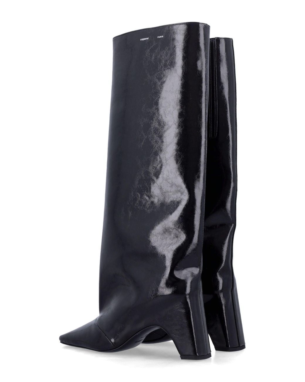 Coperni Blue Cactus Leather Bridge Boot