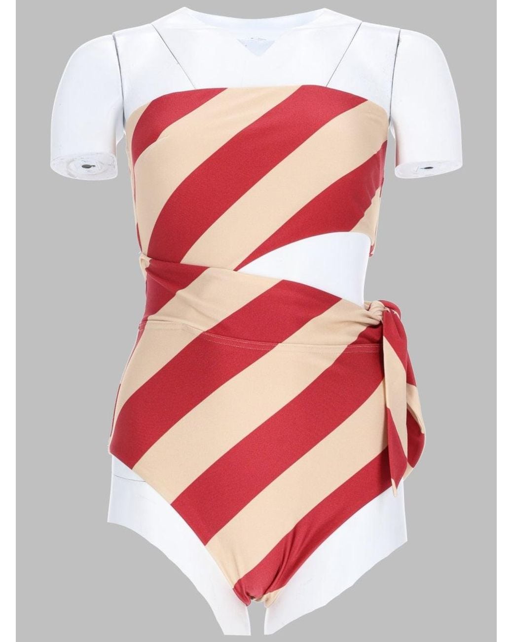 Zimmermann White Roselight Tie Bandeau Swimsuit
