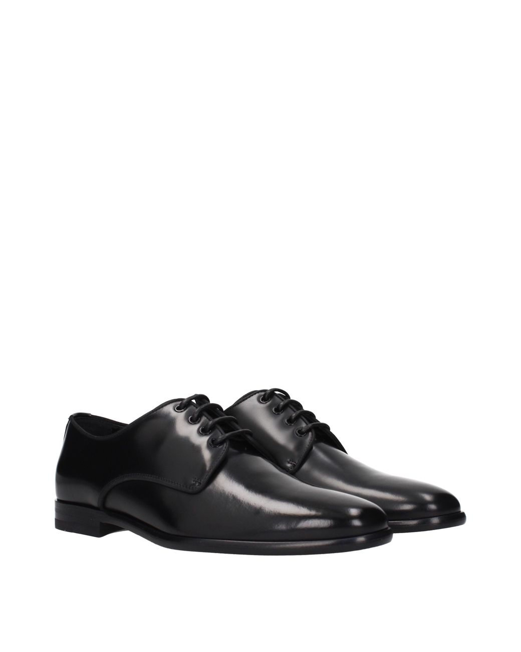 Dolce & Gabbana Black Dolce&Gabbana Derby Leather
