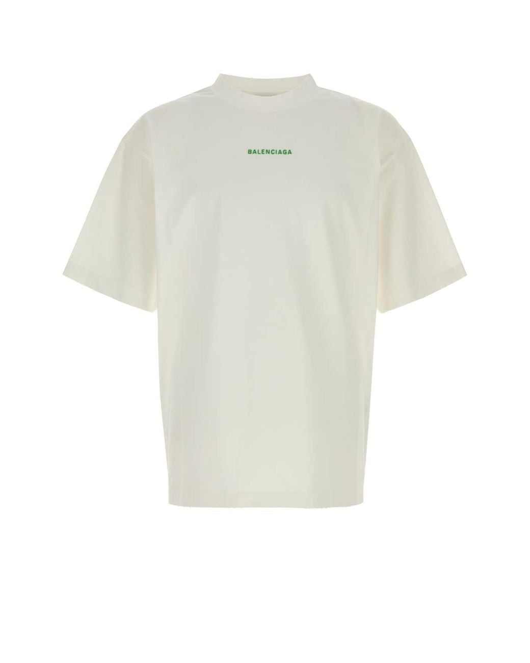 Balenciaga White Cotton T Shirt
