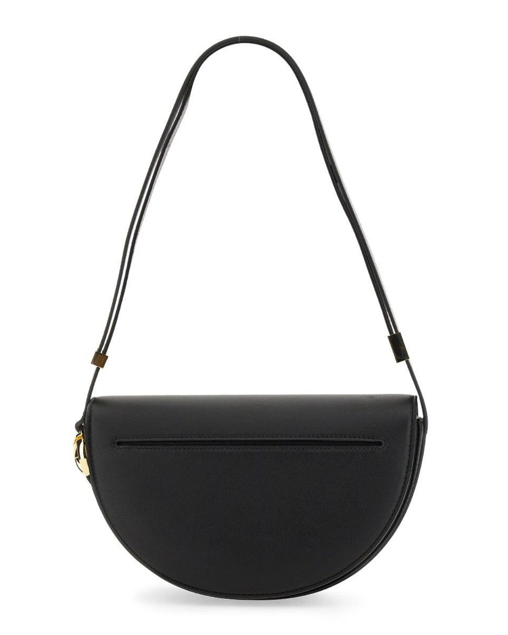 Patou Black Mini Leather Shoulder Handbag