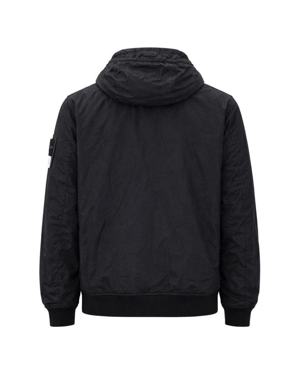 Stone Island Black Jackets for men