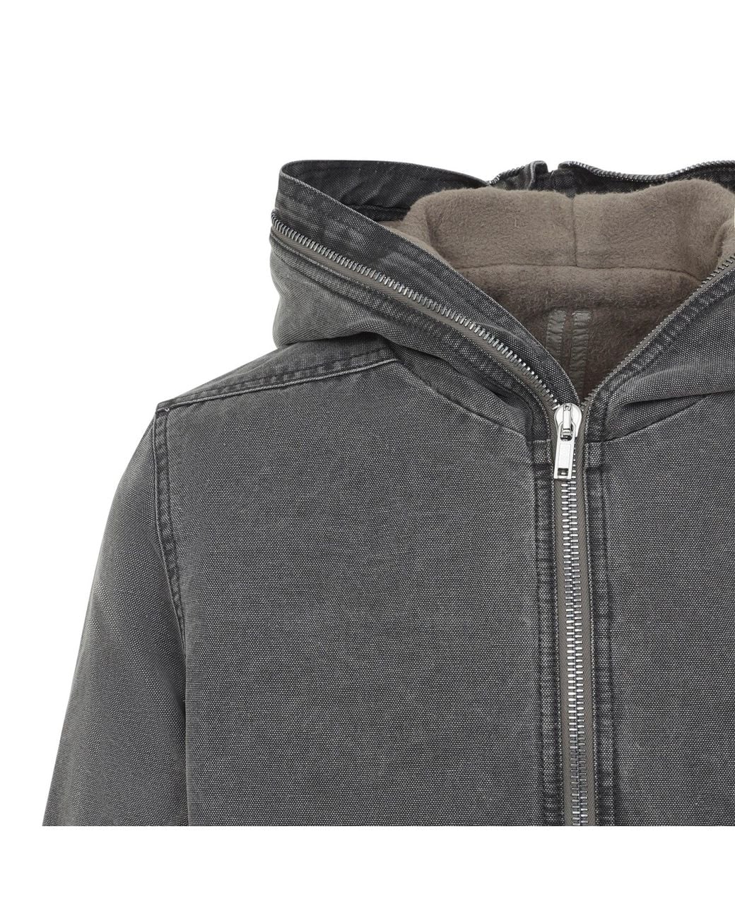 Gimp Zipfront Jacket Rick Owens de hombre de color Gray