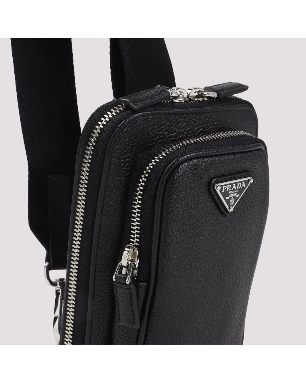 Prada Black Iphone Holder