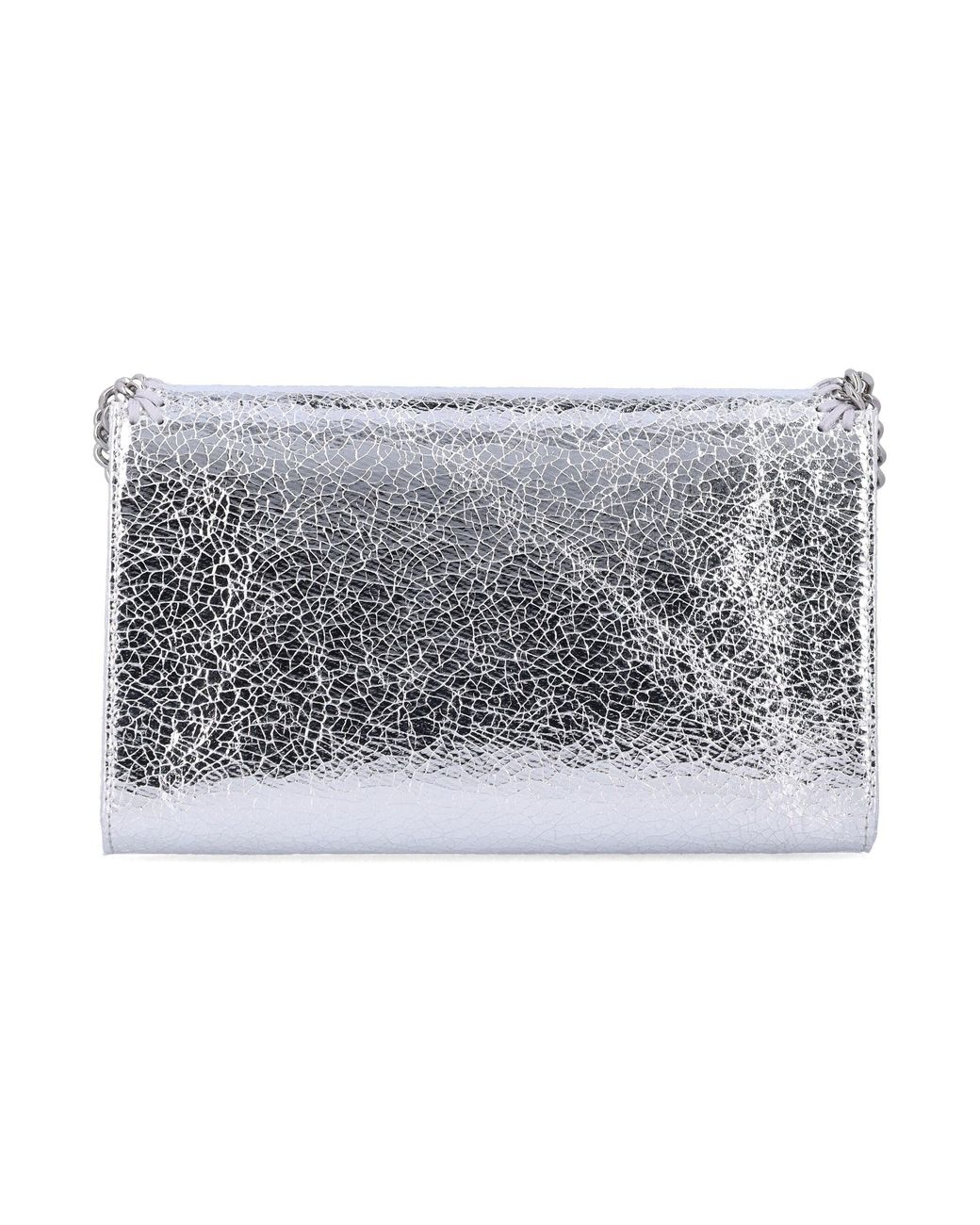 Stella McCartney Gray Falabella Wallet On Chain