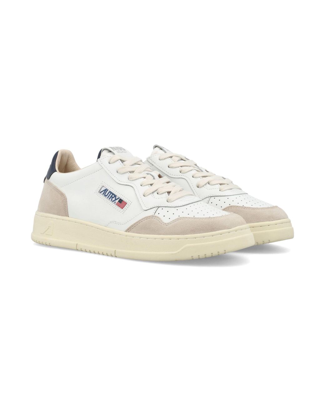 Autry White Medalist Low S Sneakers for men