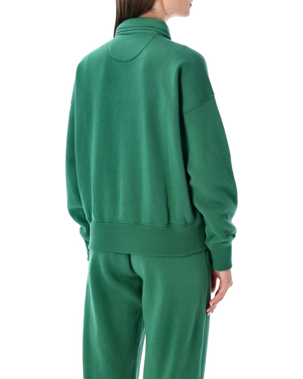 Polo Ralph Lauren Green Half-Zip Polo Collar Sweatshirt