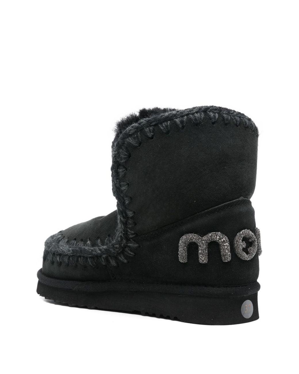 Mou Black Eskimo 18 Glitter Boots