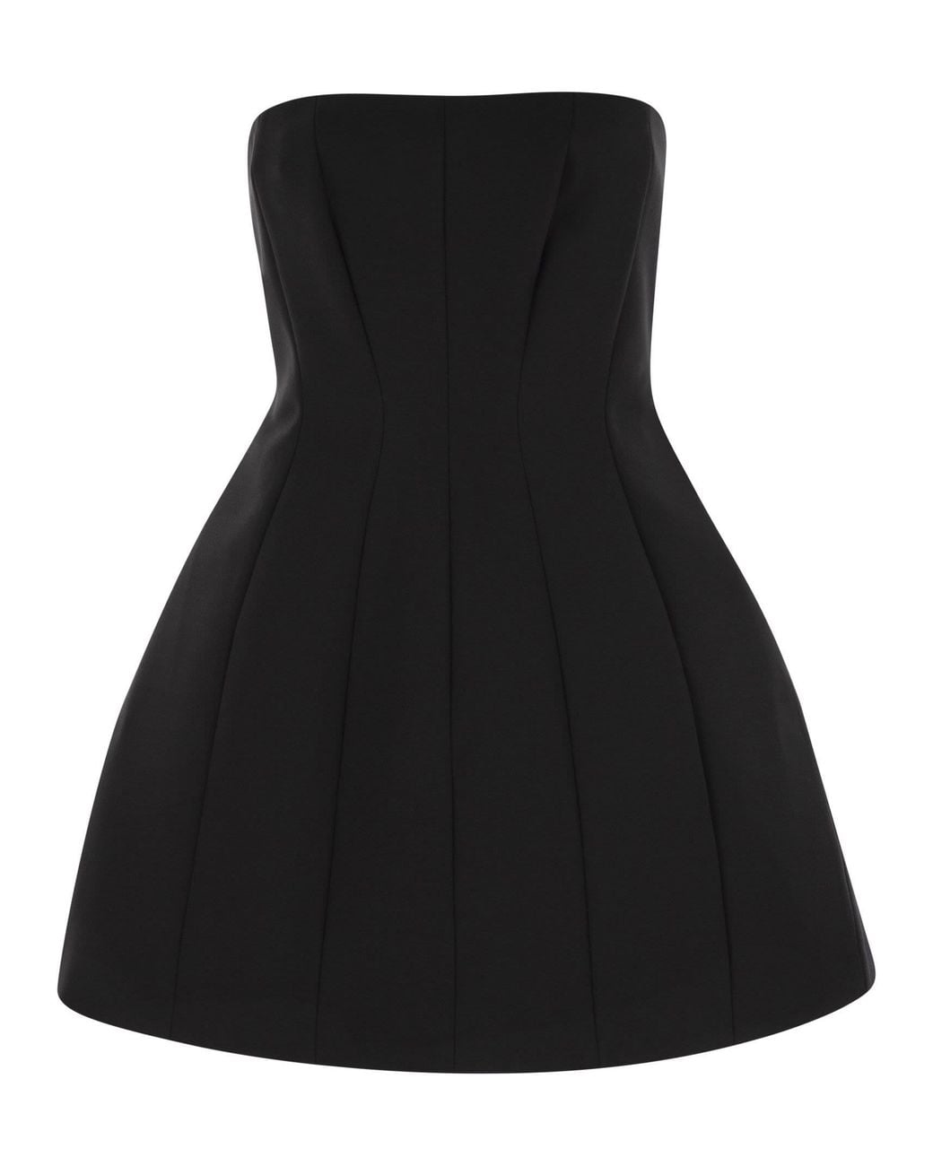Max Mara Max Mara Betel Sablé Bustier Dress in het Black