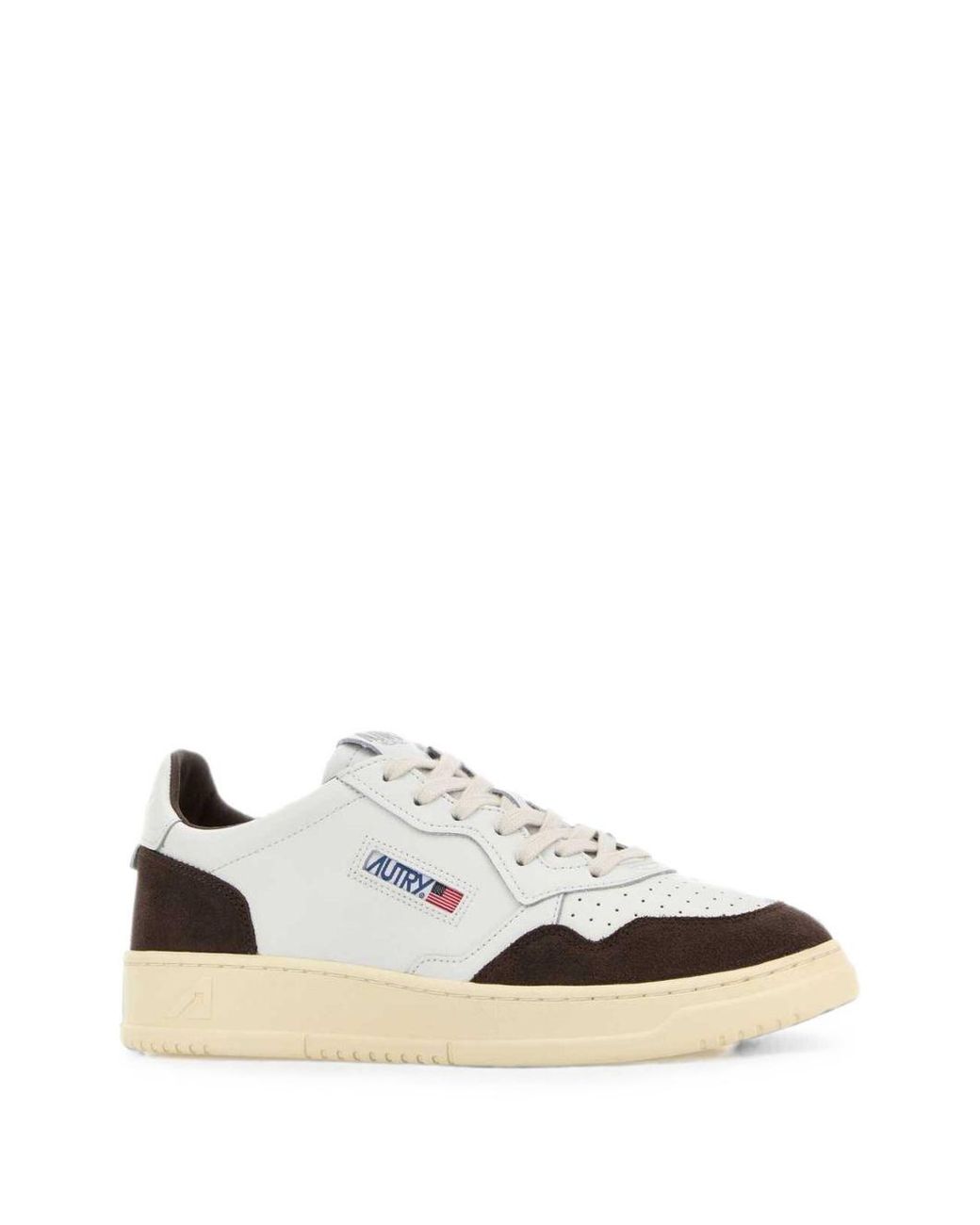 Autry White Medialist Low Sneakers