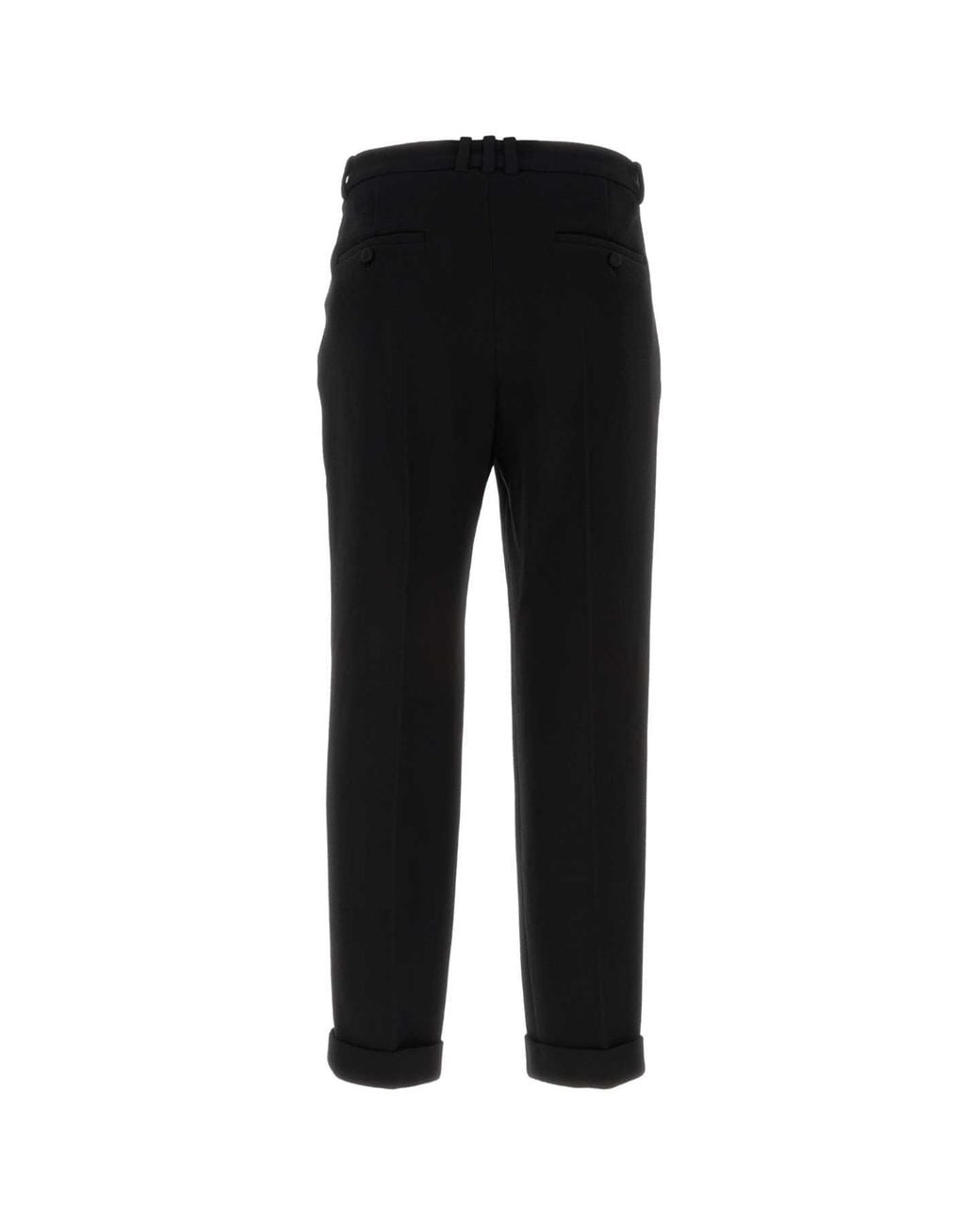 Balmain Black Wool Pant for men