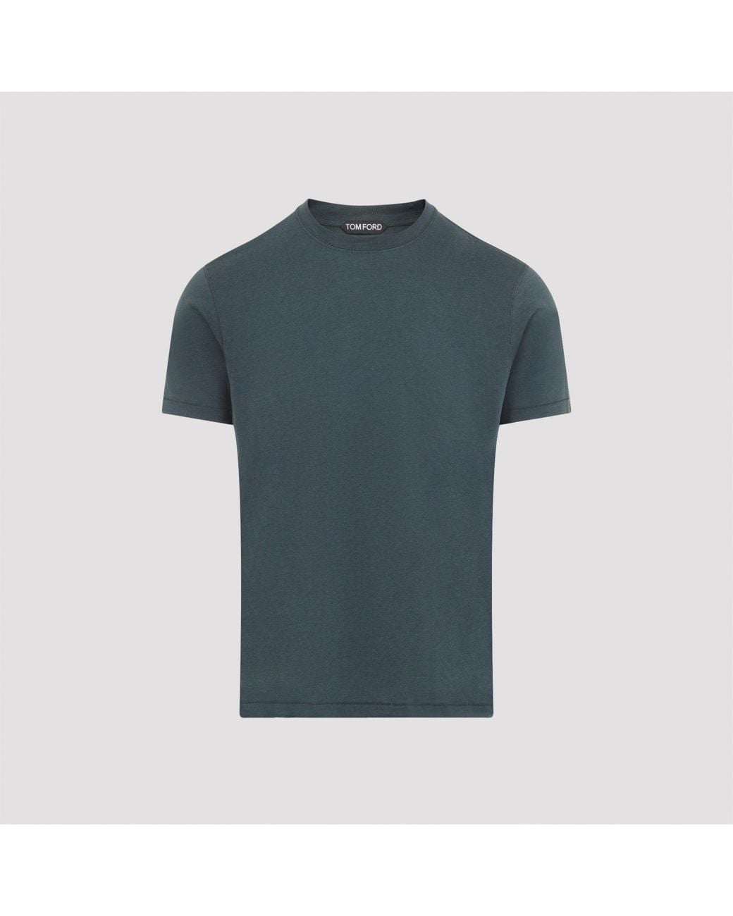 Tom Ford Blue Lyocell T Shirt