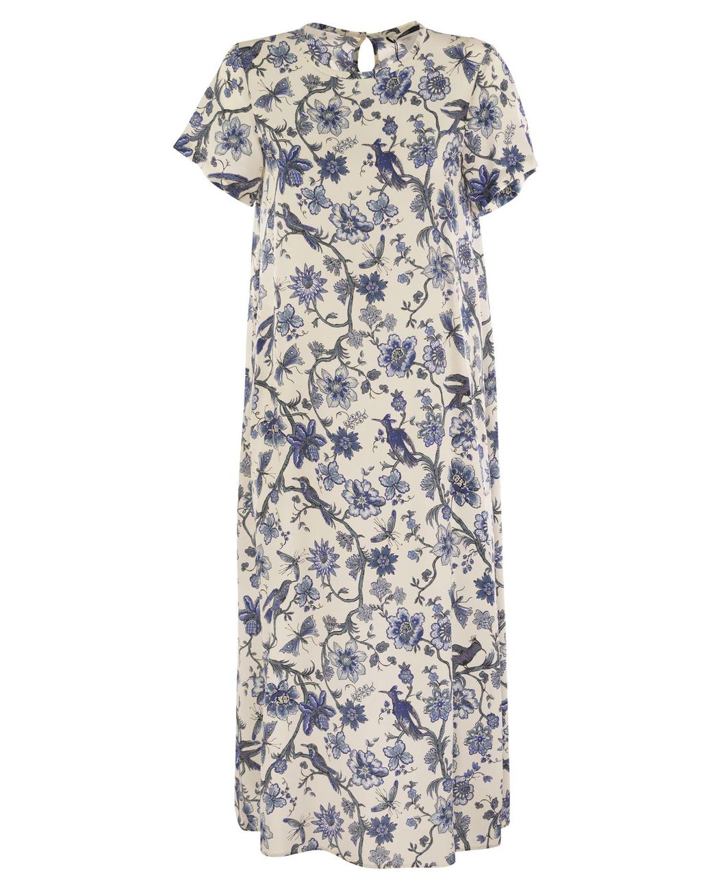 ワンピース Weekend Max Mara REVERE - Printed silk T-shirt dress weekend-by-maxmara-VANILLA-