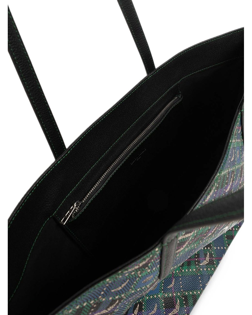 Zadig & Voltaire Blue Z Shopper Punk Check