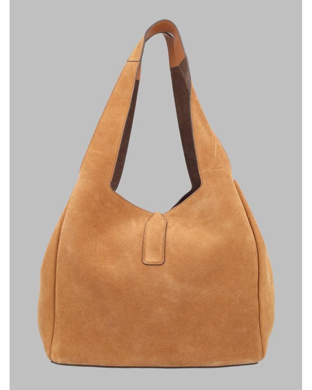 Hogan Brown Trend Shopping Tote Bag, 41 X 28 X 15 Cm, 100% Leather