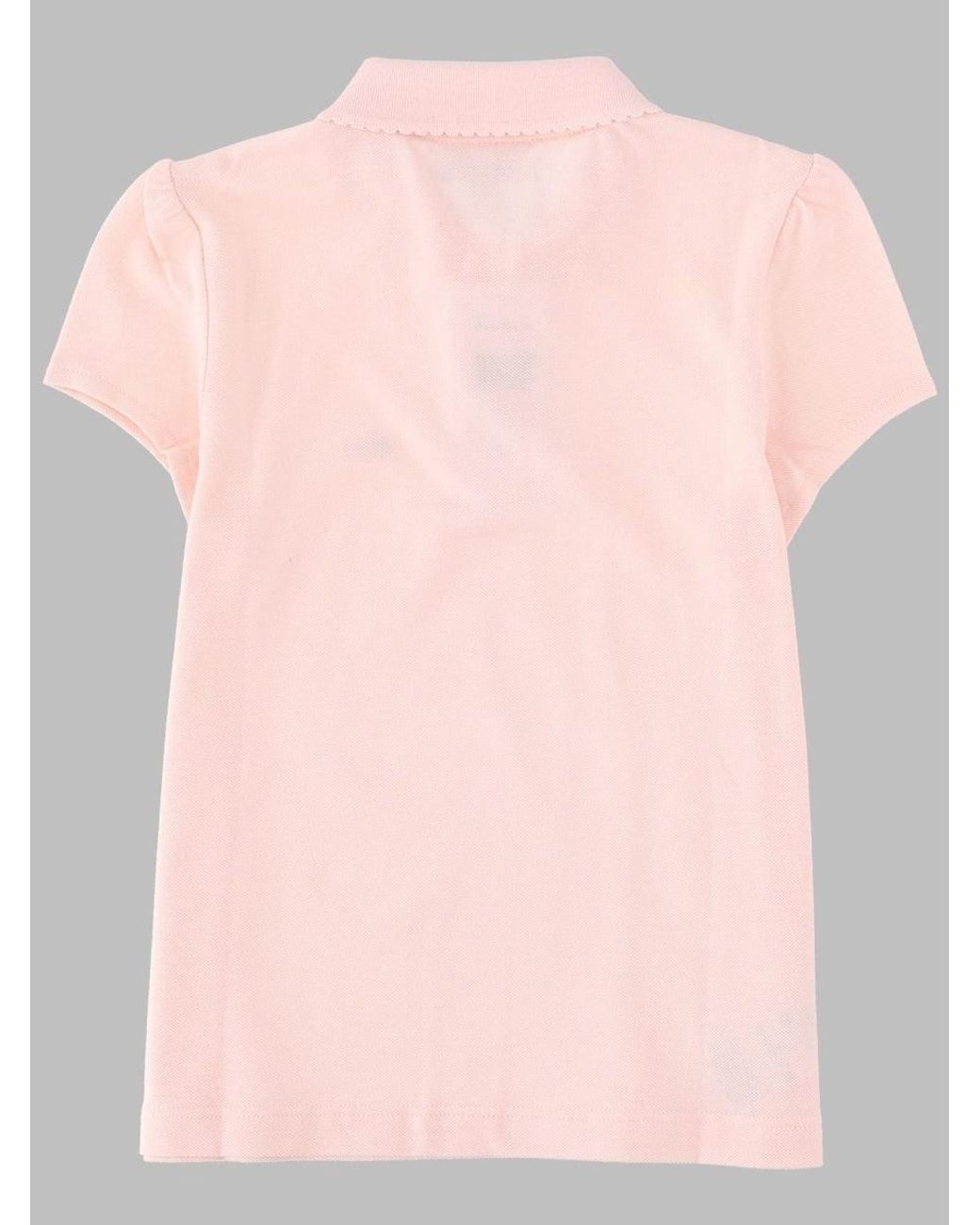 Lacoste Pink Girls 100% Cotton T-Shirt