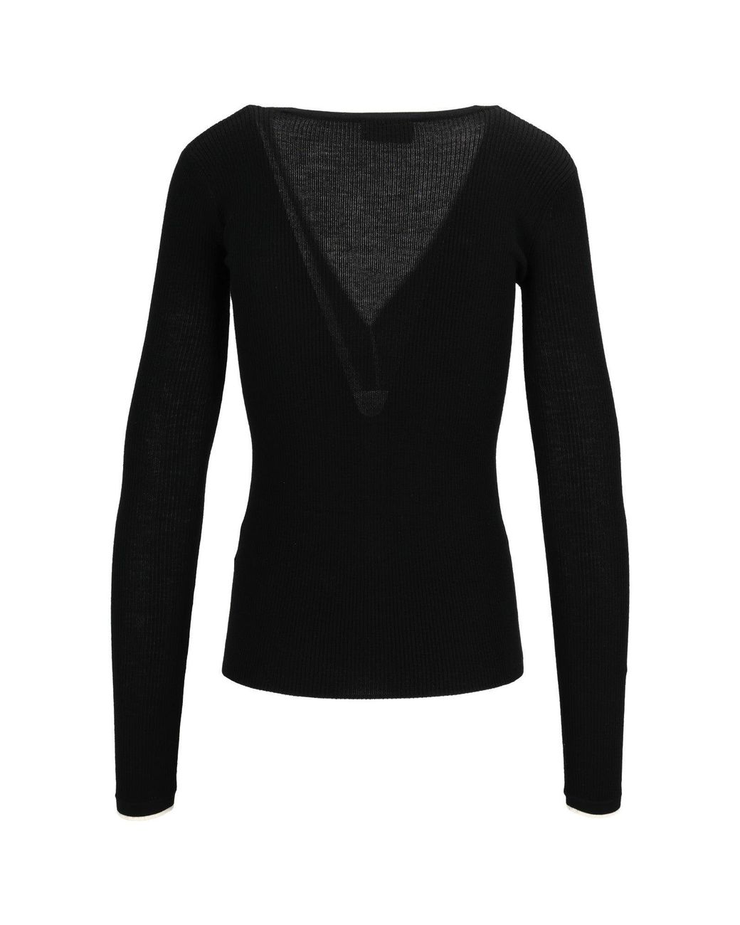 Elisabetta Franchi Black Maglia Tricot