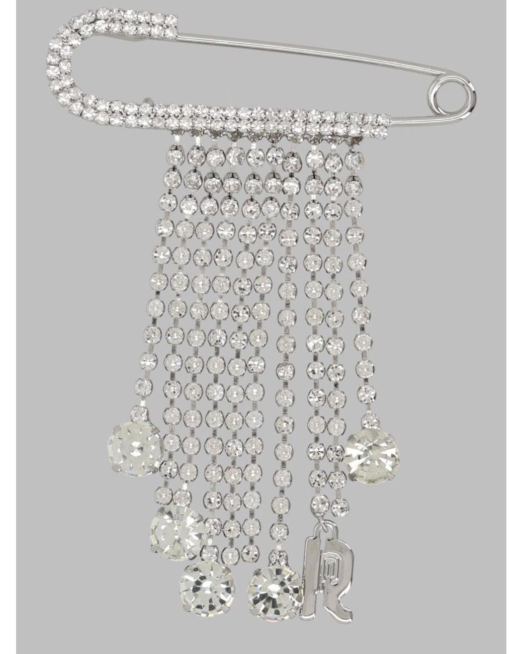 Rabanne Gray Geometric Link Bracelet