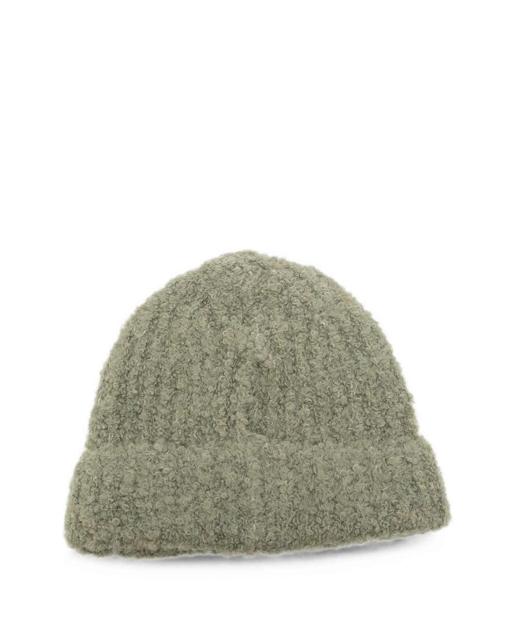 MM6 by Maison Margiela Green Logo Patch Beanie Hat