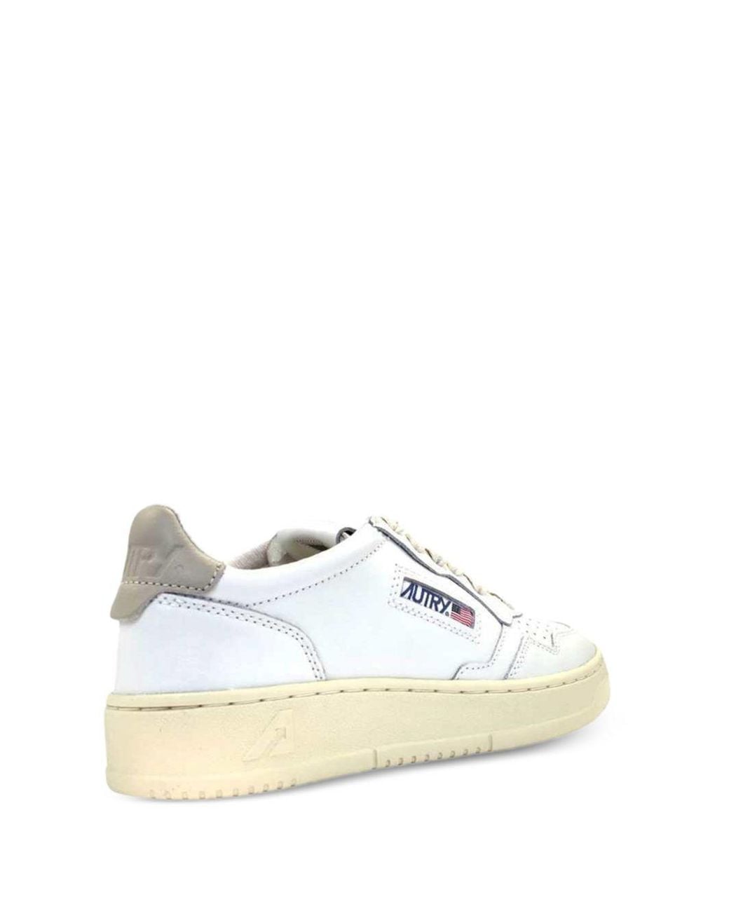 Autry White Medialist Low Sneakers