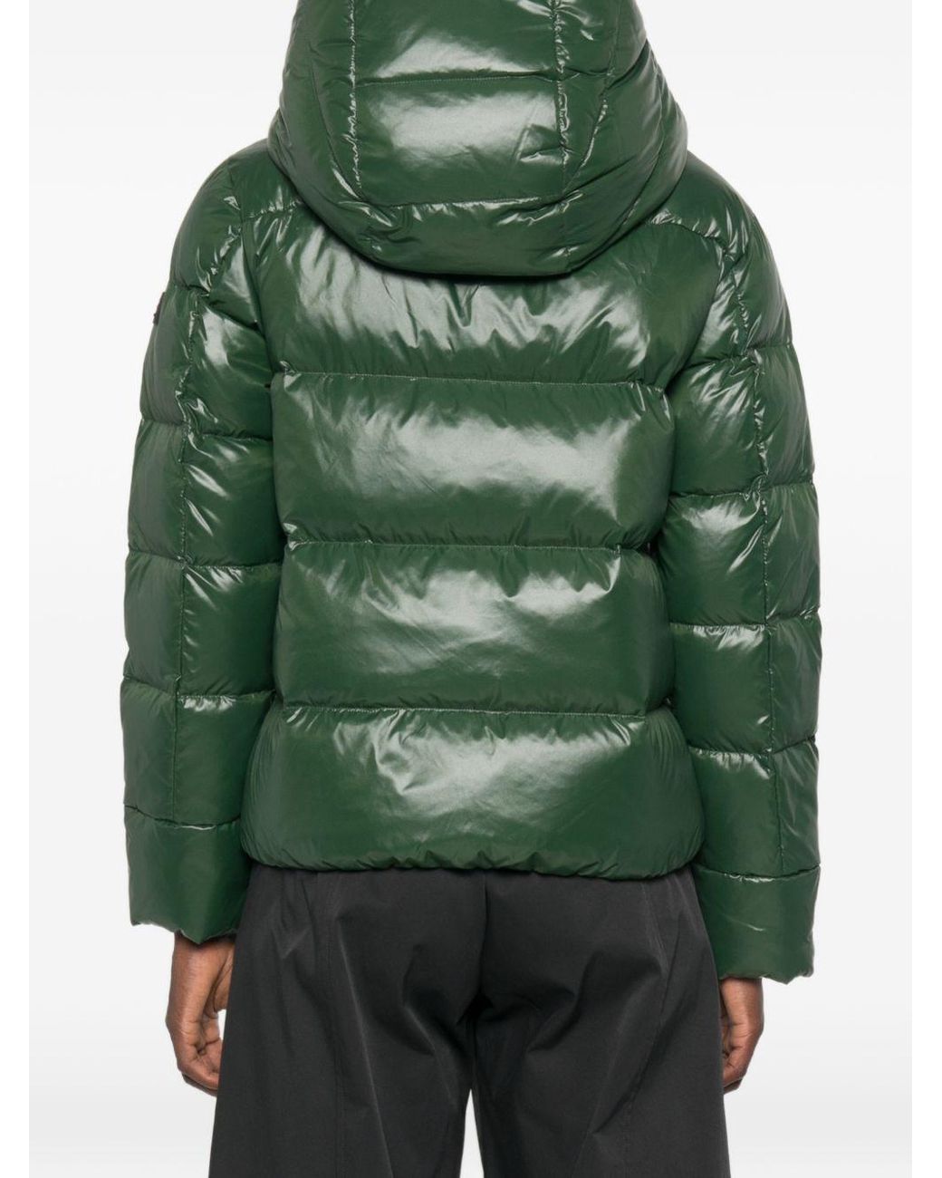 Peuterey Green Nylon Down Jacket