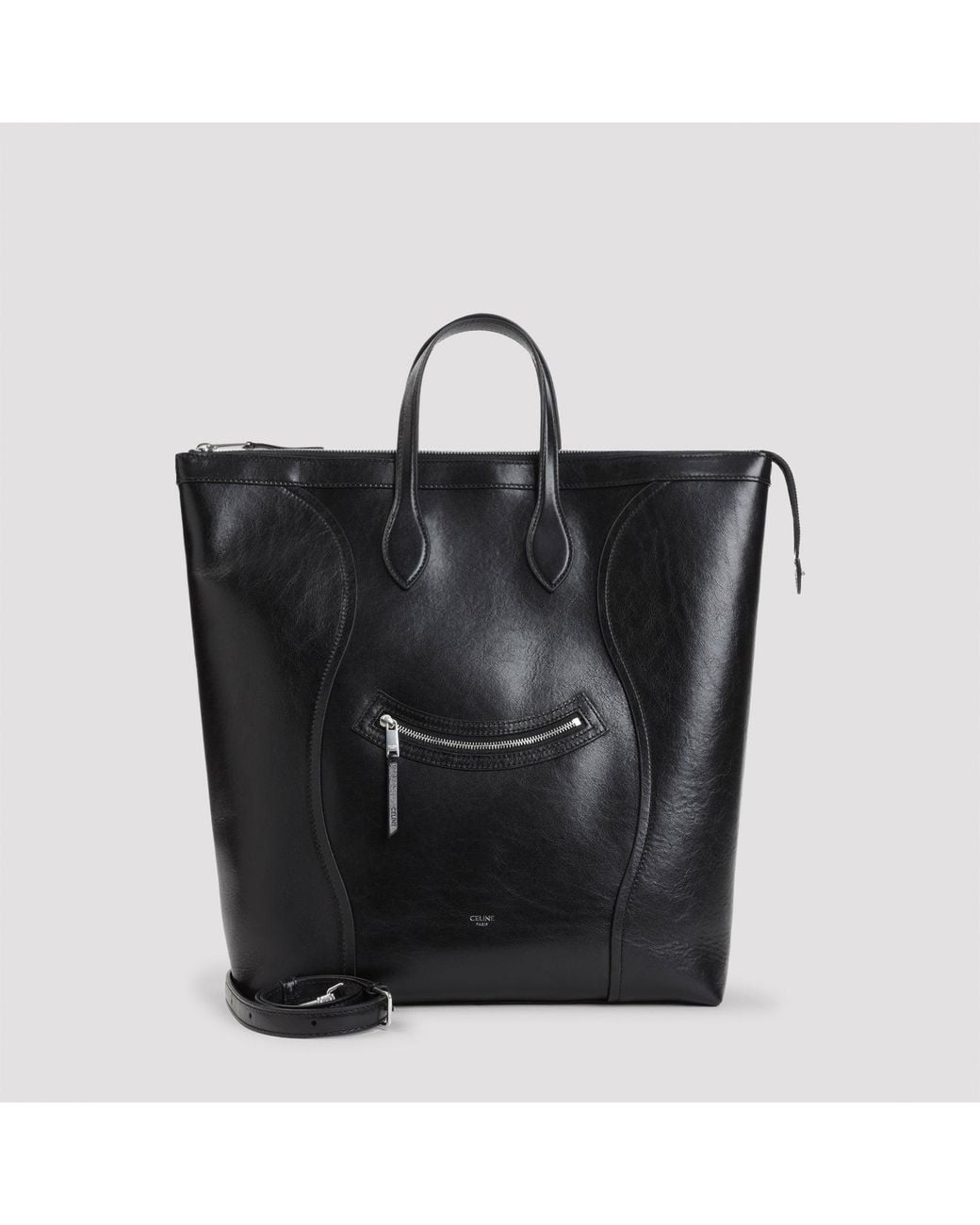Céline Black Medium Cabas Vertical