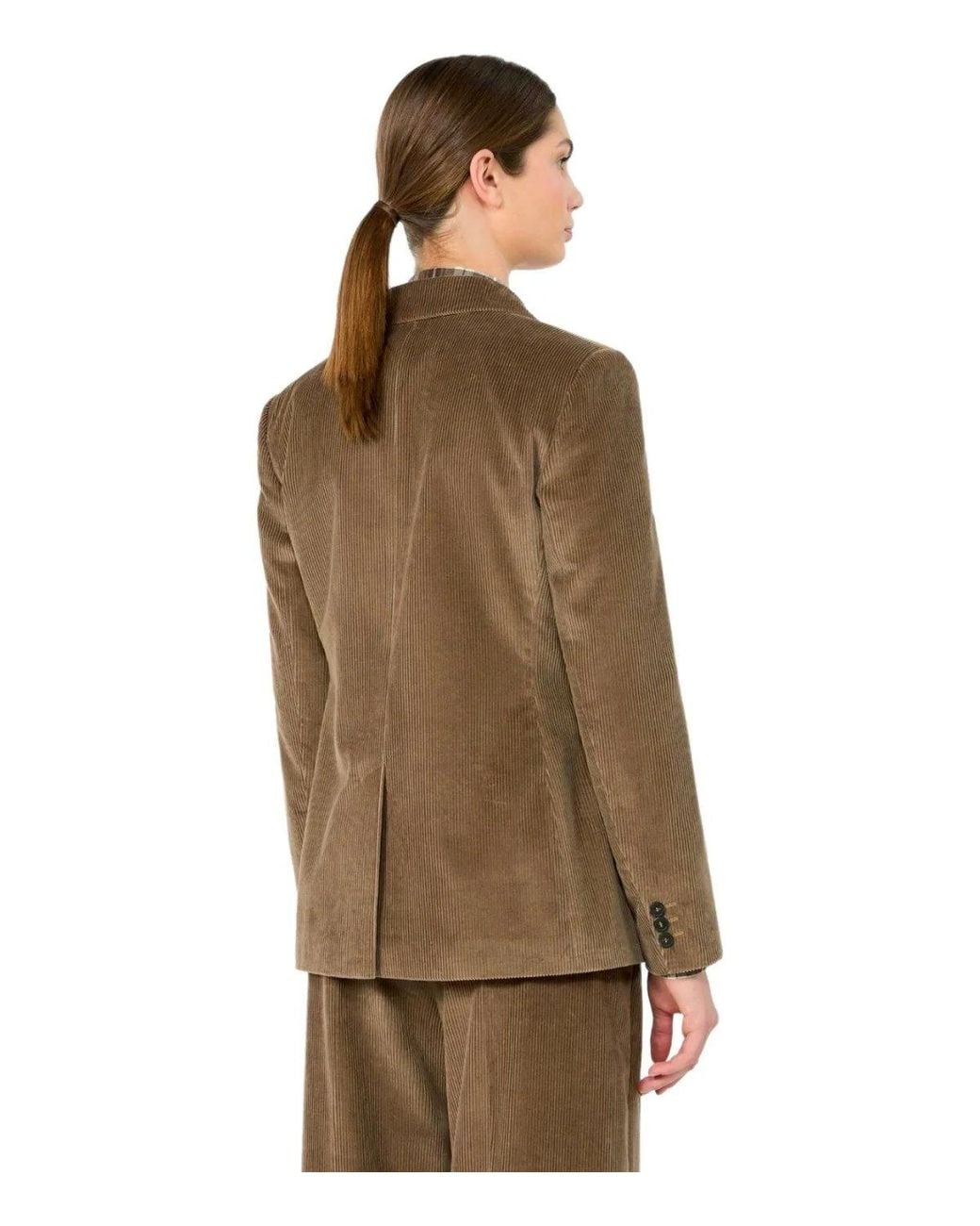 Weekend by Maxmara Green Katanga Double Breasted Blazer