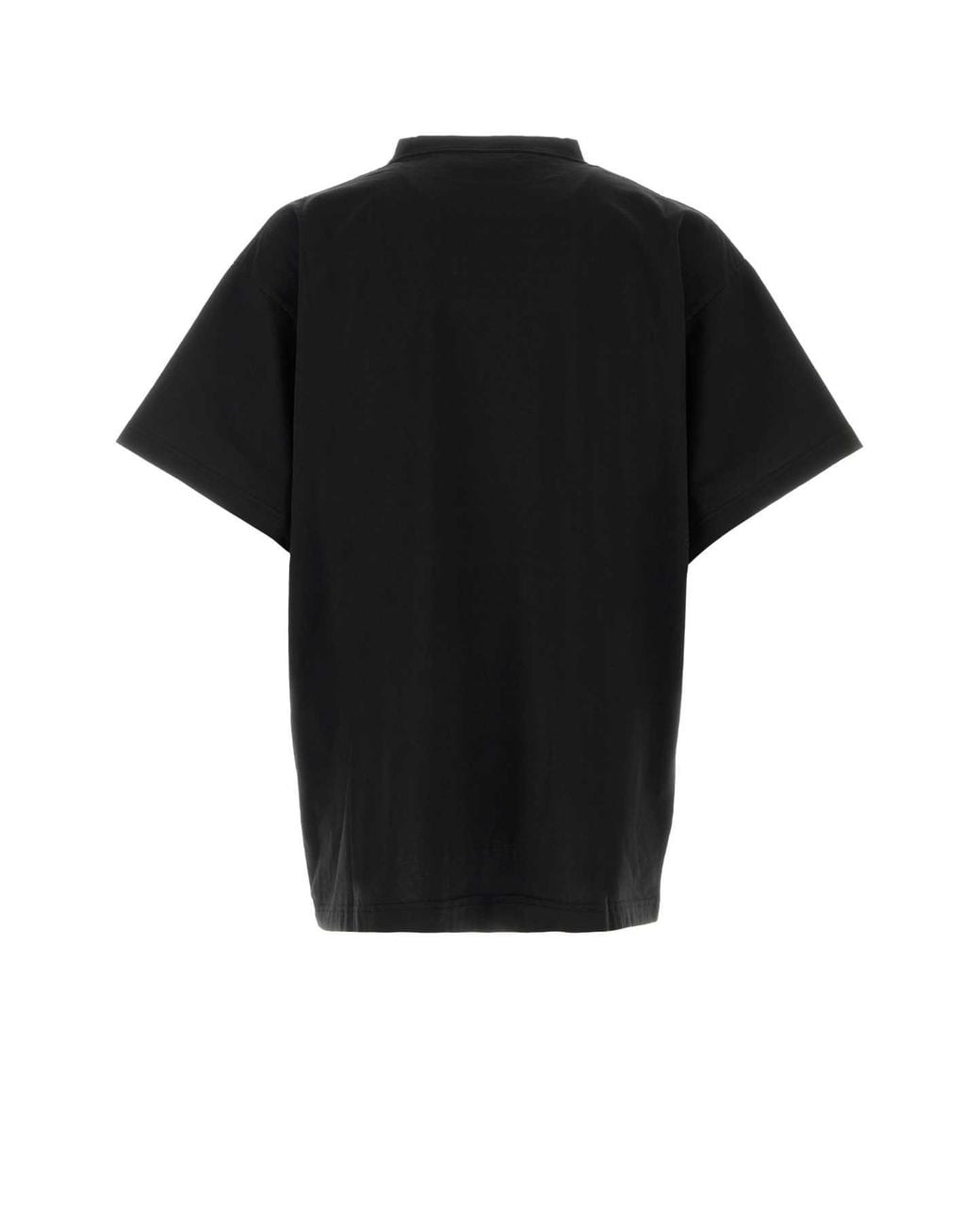 Balenciaga Black Cotton Oversize T Shirt