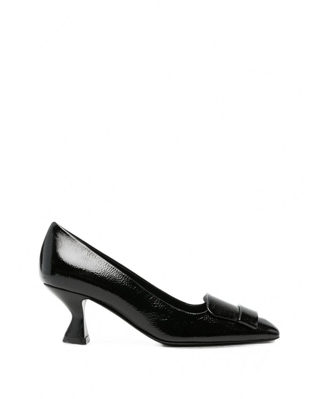 Sergio Rossi Black Leather Pumps