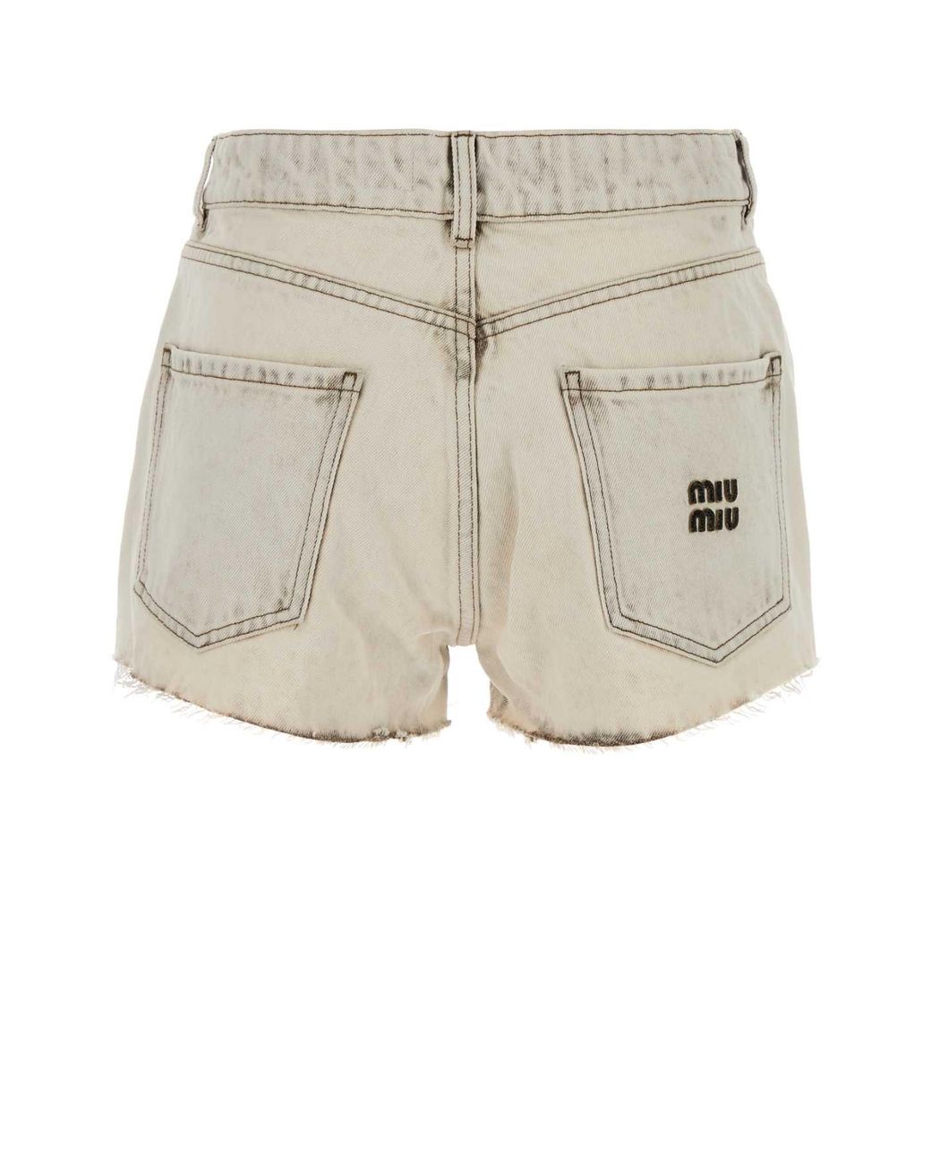 Miu Miu Natural Denim Short