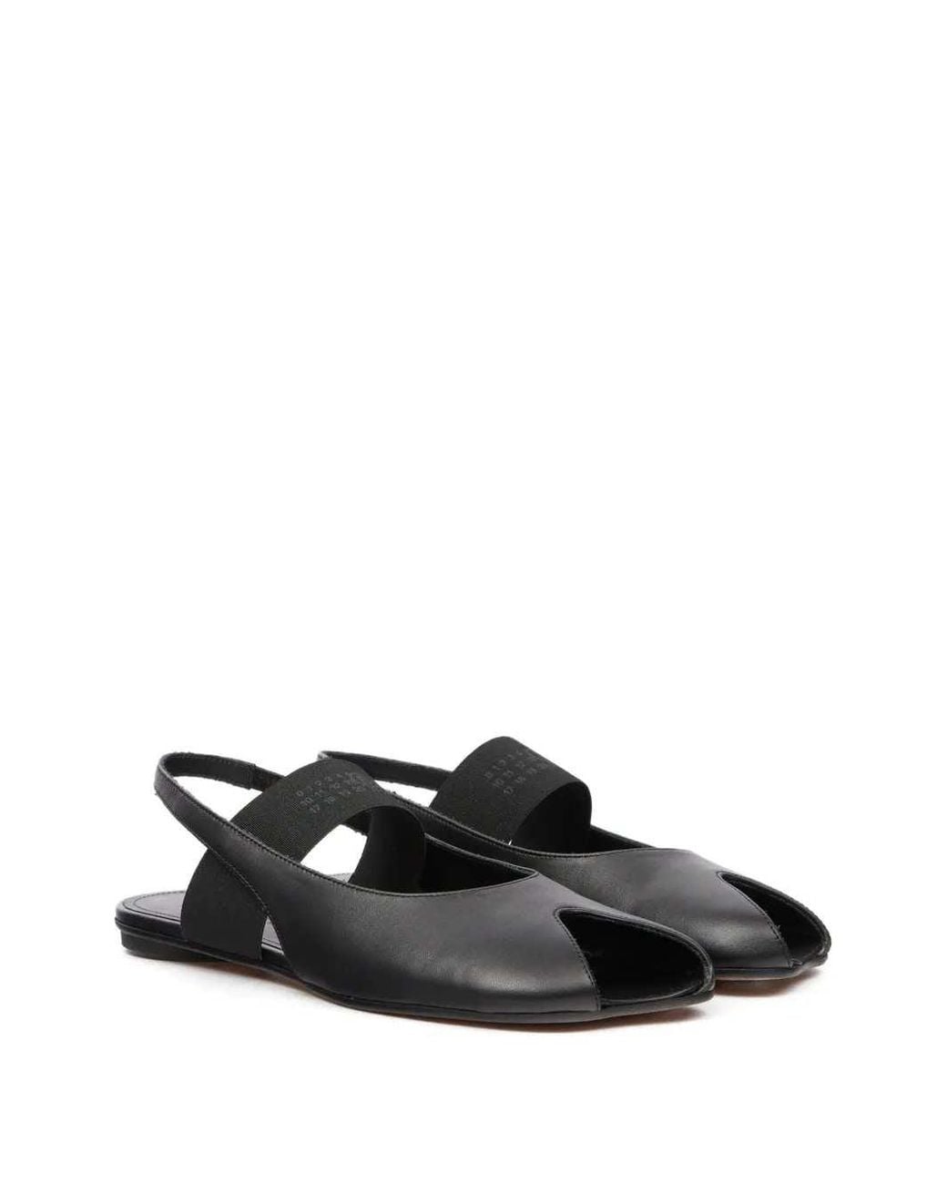 MM6 by Maison Margiela Black Open-Toe Sandals