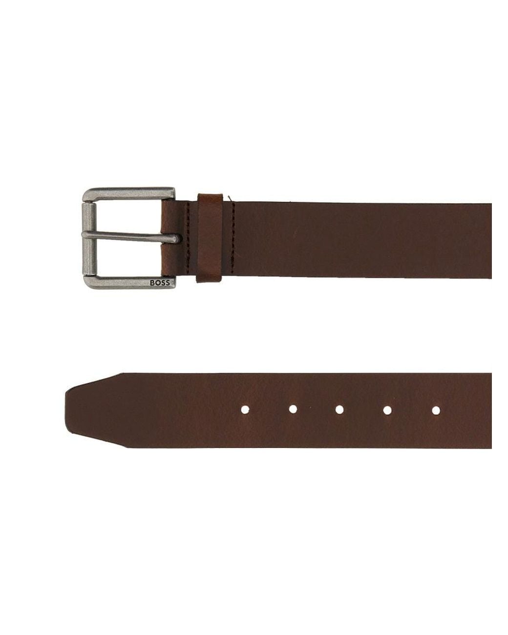 Boss Brown Cintura Con Fibbia