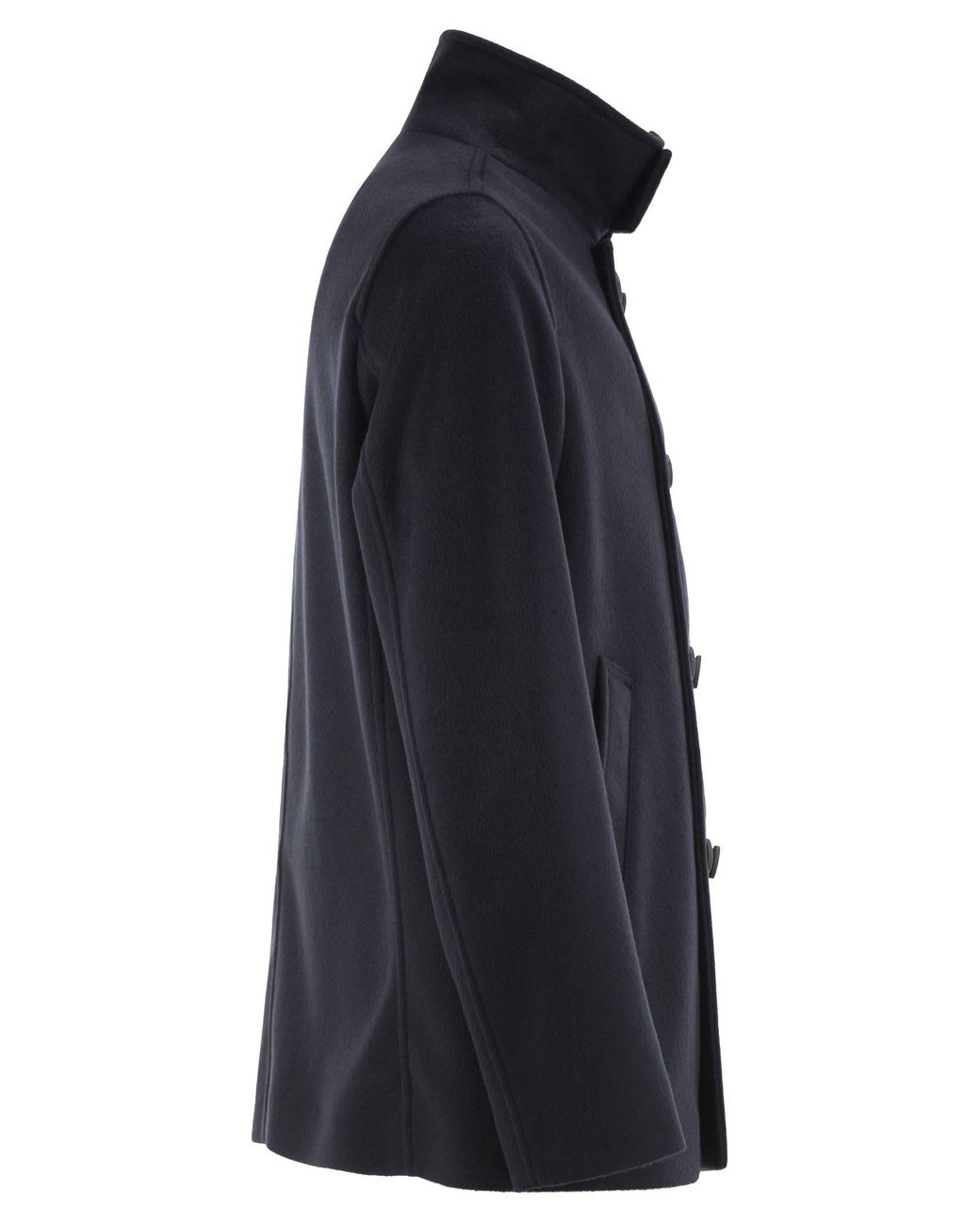 Herno Blue Double-Breasted Jacket
