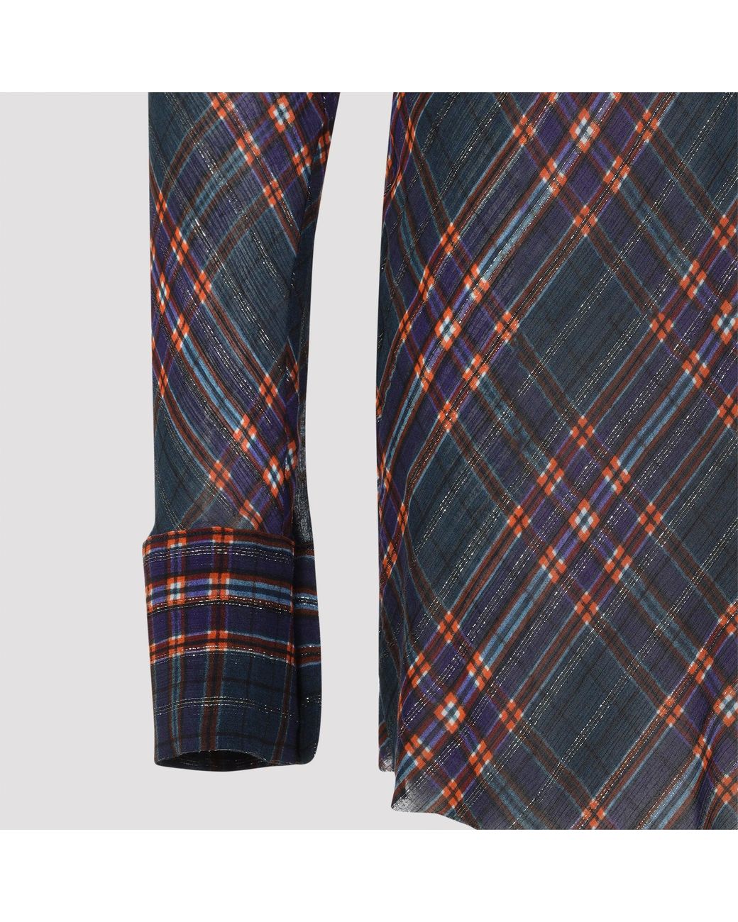 Dries Van Noten Blue Check Calima Shirt