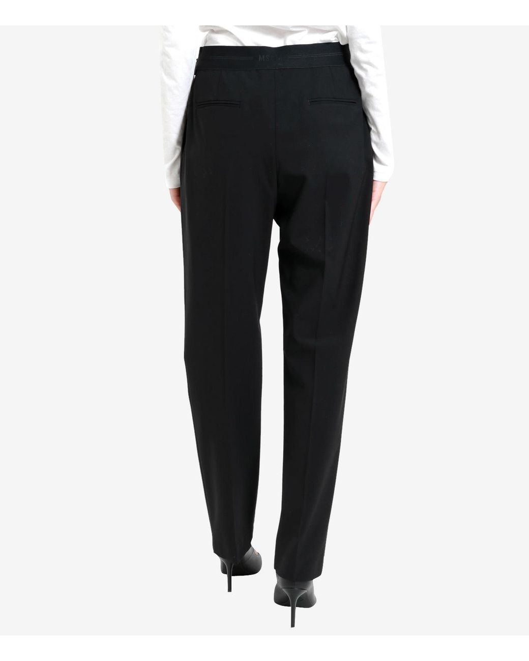MSGM Black Trousers
