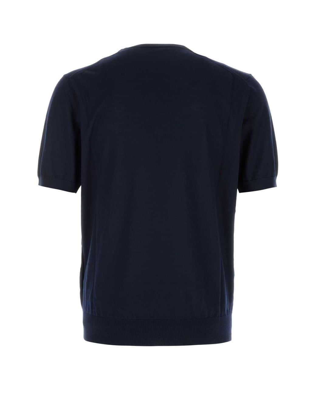 Prada Blue Logo Sweater for men