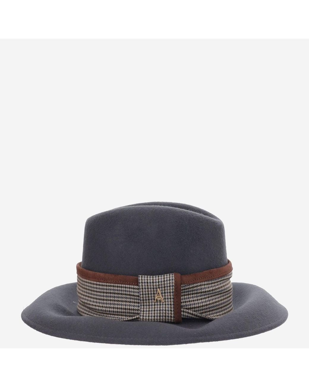 ALEXIA ALVAREZ DE TOLEDO Blue Wool Hat