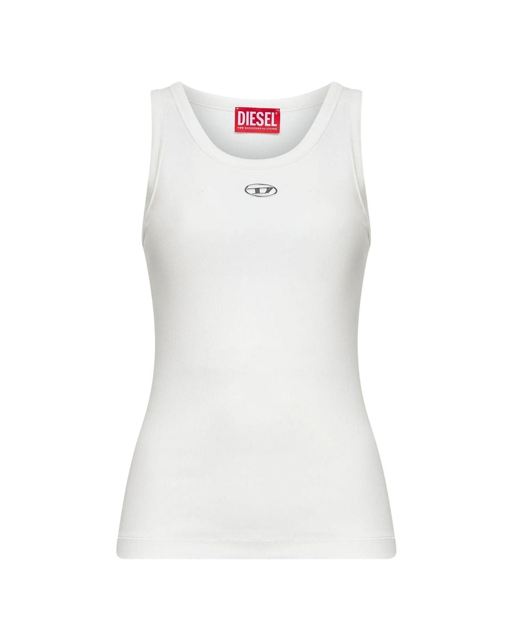 DIESEL White T-Anki-Od Top