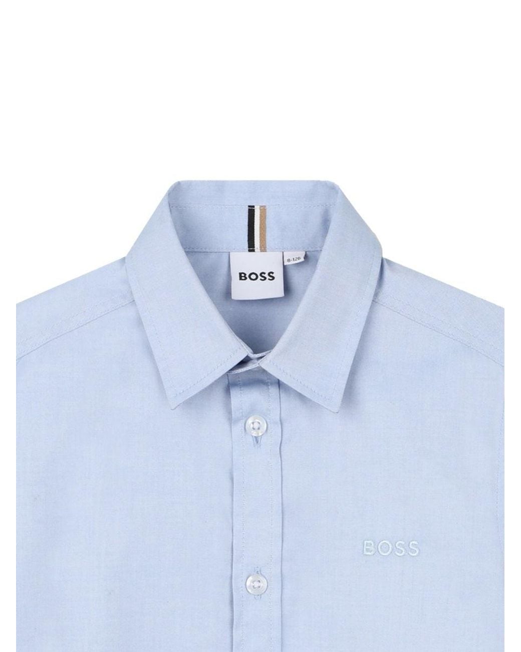 Boss Blue Camicia A Maniche Corte