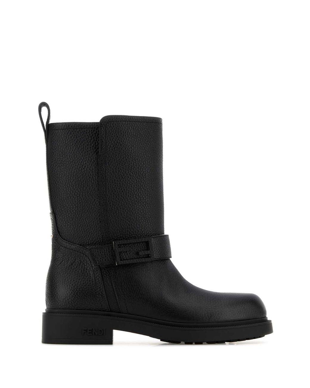 Fendi Black Leather Boots