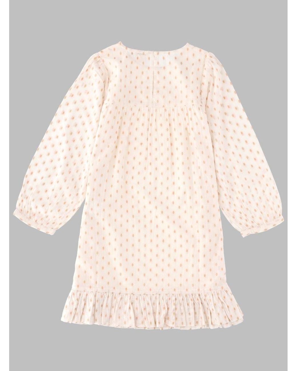 Bellerose Natural Girls 100% Cotton Mini Dress